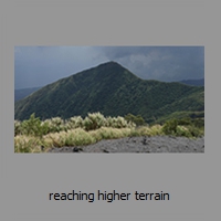 reaching higher terrain